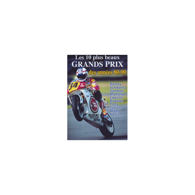 LES 10 PLUS GRD PRIX 80-90 DVD