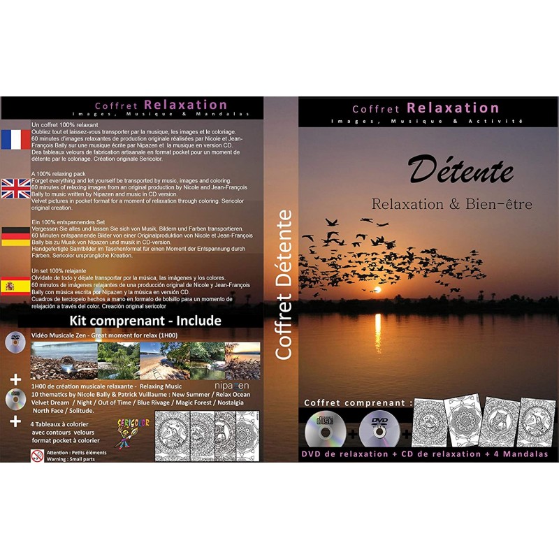 DETENTE RELAXATION BIEN ETRE - CD DVD TABLEAUX