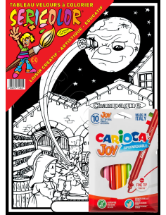 La cave de champagne. Tableau à colorier Sericolor® avec... 2