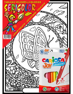 Le mandala du papillon. Tableau à colorier Sericolor®... 2