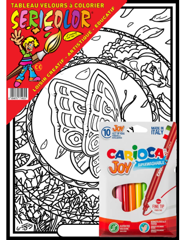 Le mandala du papillon. Tableau à colorier...