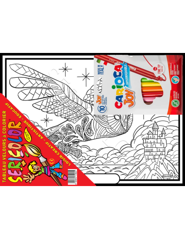 La chouette par Gregory. Tableau à colorier...