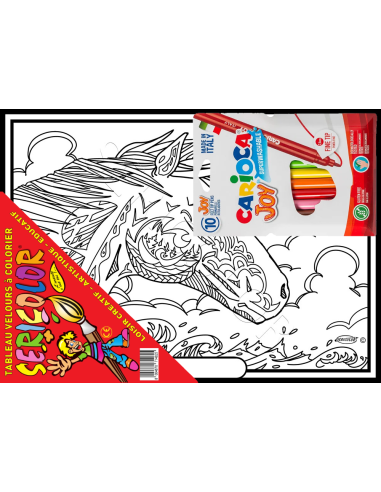 Le cheval par Gregory. Tableau à colorier...