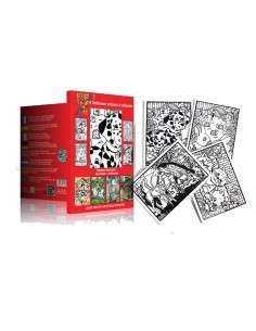 Le pocket des animaux. Tableau à colorier Sericolor® avec... 2