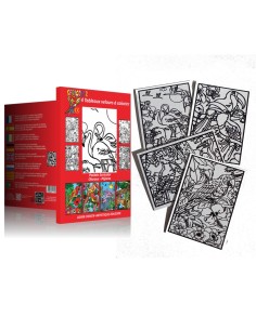 Le pocket des oiseaux. Tableau à colorier Sericolor® avec... 2