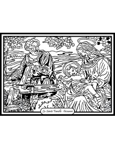 La Sainte famille de Giovanni. Tableau à colorier... 2