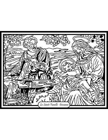 La Sainte famille de Giovanni. Tableau à...