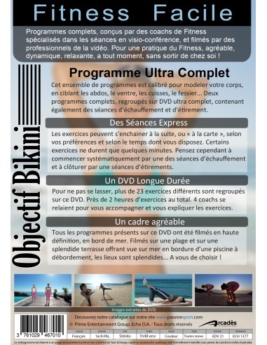 OBJECTIF BIKINI - DVD FITNESS FACILE